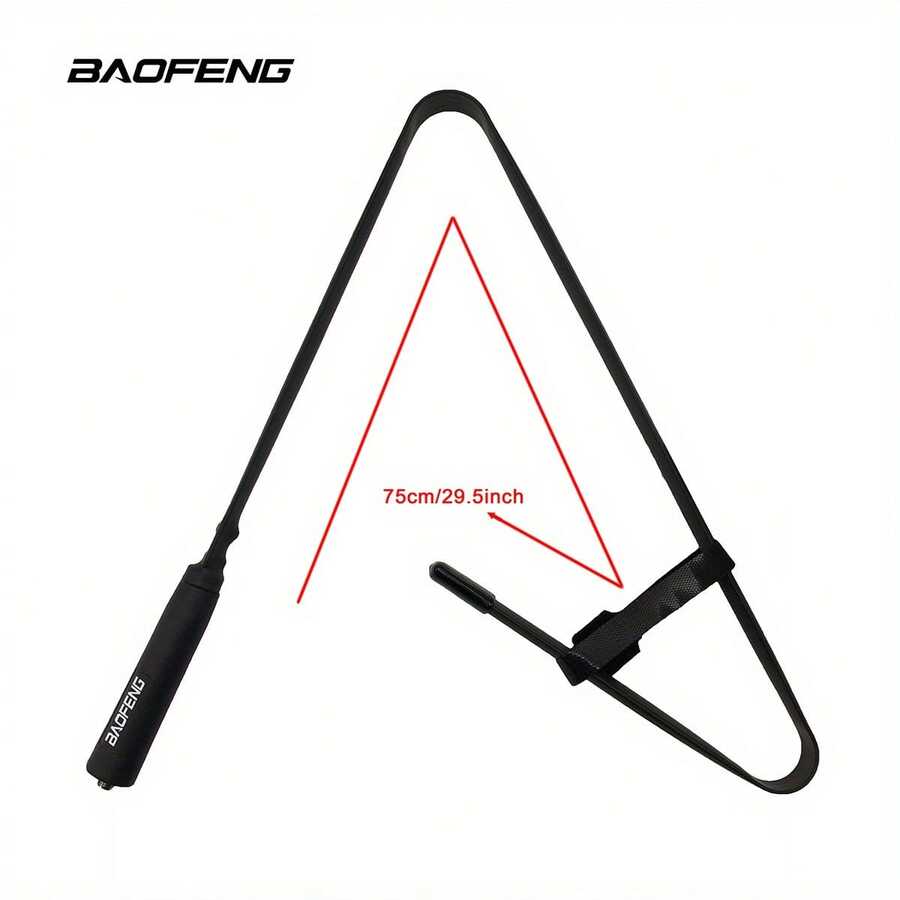 29.5 Inch Foldable Tactical Antenna, Copper Material, Universal Compatibility, Non-Waterproof, No Charging Required, Single Pack, No Battery