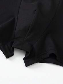 4pcs/Pack Men's Solid Color Briefs, Breathable Comfortable Underwear - Multicolor - View 4