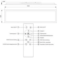Glitzerlife 1/2ER LED Panel 100x25/120x30cm Dimmbar Deckenpanel Mit Fernbedienung Lang Deckenleuchte Backlight RGB Farbwechsel Büro mit Fernbedienung Bürolampe 24/36W Deckenlampe 3000K-6500K Küchenlampe für Wohnzimmer Esszimmer Spielzimmer - Äußeres Leuchten - Übersicht 4