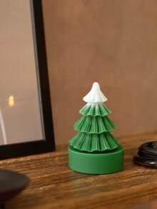 1 Khuôn silicon hình cây thông Noel mini, thích hợp để làm nến thơm, đồ trang trí bằng bê tông, đồ thủ công bằng nhựa và đồ đất sét, thường được sử dụng để sáng tạo nghệ thuật hàng ngày, cải thiện bầu không khí và tùy chỉnh quà tặng thủ công, có thể thích ứng với nhiều nhu cầu làm khác nhau. - trắng - Xem 5