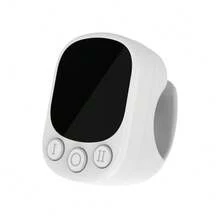 Mouse Ring Remote Control With Touchpad,Smart Automatic Screen Clicker Device,Continuous Clicker,Scrolling Ring Remote Control Scroller Page Turner,Bluetooth Selfie & Video Recording Remote,Music Control For IPhone,IPad,Android,Smartphone,‌Christmas Gift,The Battery Capacity Is 100mAh.