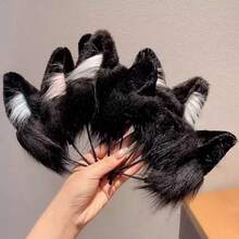 Cat Ear Headband For Women & Girls, Suitable For Halloween Costume, Role Play, Theme Party Or Daily Wear