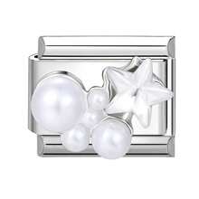 1pc Bow, Heart & Pentagram Charm DIY Bracelet, Necklace, Ring, Anklet, Fashion Elegant Cute Modular Jewelry Accessories