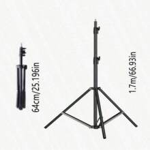 1 Stück ausziehbarer, faltbarer und drehbarer Smartphone Selfie Ständer, Tischstativ für Overhead-Aufnahmen, multifunktionaler Ständer für Livestreaming, Geschenk für Familie und Freunde, ohne Batterie