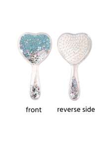 1pc Customized Name Children Hair Accessory Comb, Personalized Girl Hair Decor Hairbrush, Customized Name Friend Gift Family Gift Girl Mother Teacher Gift, Hairbrush, Hair Brush - Multicolor - View 6