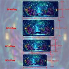 1 Piece, Magical Forest Library Path HD Printed Desk Mat, Multifunctional XXL Mouse Pad, Keyboard Gaming Mat, Office Computer PC Gamer Desk Mat, Rubber, Ideal Gift For Family And Friends, Desktop Mouse Pad - 60 x 30 cm (23,6 x 11,8 inch) - Xem 4