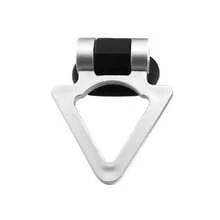 Mejora la personalización de tu auto: Pegatina universal de gancho de remolque triangular trasero - , fácil de pegar y con estilo - Unitalla - Ver 17