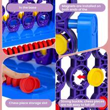 4 Win Board Game, 4 Wins In A Row Game, Spin 4 Wins, 2 Player 4 Wins Strategy Game With Spin Function, Educational Toy Gift, Board Game - Multicolor - View 8