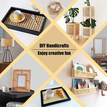 DIY 手工藤条织带 - 耐藤蔓分段材料 - 坚固耐用 - 工艺和园艺的完美选择（咖啡） - 咖啡色 - 查看 4