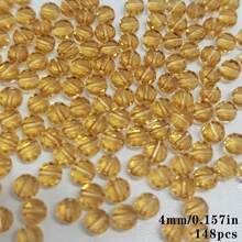 Red Beads & Bead Assortments 4/6/8mm Clear Flat Round Faceted Glass Bead For Jewelry Making DIY Bracelet Beading Crafts