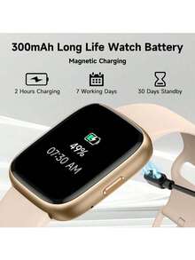 [Intelligenter Assistent Alexa] Smartwatch, Fitness Tracker mit 1,83" Touchscreen, Fitness-Uhr mit Herzfrequenz- und Schlafüberwachung, Schrittzähler für Männer und Frauen, Aktivitätstracker IP68 wasserdicht, 300mAh Akku mit langer Laufzeit, Smartwatch Sport, schönes Geschenk für Frauen und Männer