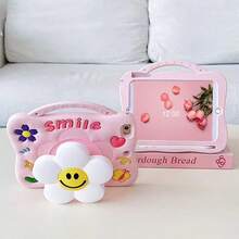 可爱花朵图案平板电脑保护套，适用于 iPad、Galaxy Tab 和 Redmi Pad，带手写笔插槽，防尘、防震、耐磨，生日礼物、节日礼物，兼容 Mini1234567/56789th/10th/11th/Air/Pro/A7/A8/A9/A9 Plus/Redmi Pad 2 SE