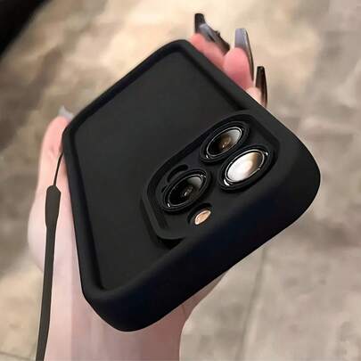 1 件楼梯形框架多巴胺硅胶腕带手机壳适用于 Apple 12/13 Pro Max，全身防震保护套，简约设计，可爱卡通风格，完美保护您的手机，兼容 Honor X7/Galaxy A56 5G/Infinix Smart 8/Infinix Hot 40i/Transsion Spark 20/Spark 20C/Spark Go 2024/Redmi Note 14 5G/ Moto E22/E22i/OPPO A54