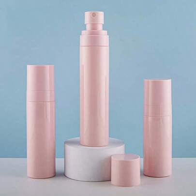 زجاجة رذاذ وردية 60/80/100 مل، زجاجة مرطب مستحضرات التجميل، زجاجة فرعية للسفر