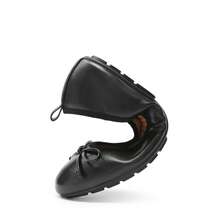 Women's Ballet Flats Slip On Round Toe Bow  Foldable Comfortable Super Soft Lightweight Formal Flats Shoes - màu đen - Xem 6
