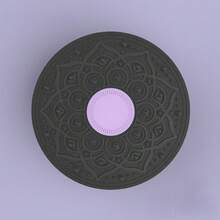 1pc, Non-Slip, Core Training, Portable, Small, Sturdy, Smooth, High-Strength PP Material, Non-Slip Fitness Balance Board, Sports Fitness Style, Purple/Gray/Pink Three-Color, Round Balance Plate, With Stability Ring Design, Core Workout, Yoga Pilates Training, Balance Coordination, Body Shaping, Home Fitness Balance Training Board, Home Workout,