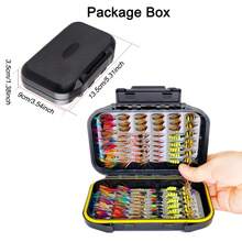 Fly Fishing Flies Kit, 24-114Pcs Handmade Fly Fishing Gear With Dry/Wet Flies, Streamers, Fly Assortment Trout Bass Fishing With Fly Box