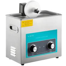 6L 40kHz Ultrasonic Vinyl Record Cleaner, Knob Control Ultrasonic Record Cleaner, 4-Disc Vinyl So Nic Cleaner, Stainless Steel Tank With Mechanical Heater And Timer - 查看 7