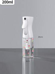 Tulip Pattern Clear PET Refillable Travel Spray Bottle, Multi-Purpose Fine Mist Spray Bottle For Travel And Business Trip,Makeup Remover Dispenser, Reusable Hair Spray Bottle, Continuous Water Mister, For Hair Styling, Cleaning, Plants, Facial Moisturizing - Multicolor - View 6