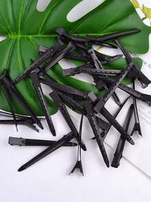 20pcs Multi-Style, Duck-Bill Clip, Bantoye Rust-Proof White K-Color Metal Crocodile Hair Curling Clip Hole, For Hair Styling, Dyeing, Silver, Styling (Men And Women Can Be Used), Claw Clips, Hair Claws, Clips For Hair, Hair Slide, Hair Barrettes