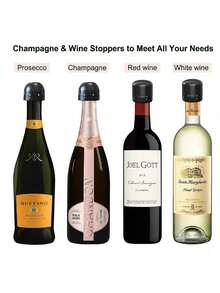 1pc Vacuum Wine Bottle Stopper, Silicone Airtight Champagne Bottle Sealer, Vacuum Preservation, Wine Stopper, Bar Tools, Bar Accessories