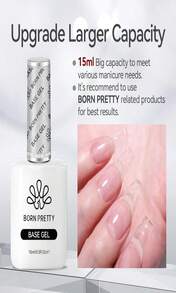 Born Pretty Magic Gel Nail Polish Remover With New Upgraded Gentle Formula,Faster &Amp; Easier &Amp; Cleaner &Amp; Safer Professional Nail Polish Remover In 3-5 Minutes,No Need For Foil Soaking Or Wrapping - Màu B - Xem 5