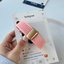 1pc Simple Woven Nylon Watch Band Compatible With Apple Watch 38mm 40mm 41mm 42mm 44mm 45mm 49mm, Fashionable Unisex Strap For Apple Watch Series Ultra 2 SE 9 8 7 SE 6 5 4 3 2, Colorful Apple Watch Bands