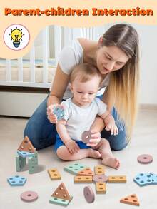 Montessori Toys For 3+ Years Old Boys Girls Birthday Gifts, Wooden Sensory Toys For Toddlers Kids Baby, Easter Basket Stuffers Toddler Learning Toy Activities Puzzles