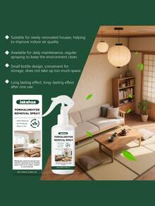 jakehoe 1 Bottle 100ml Formaldehyde Removal Spray, Air Freshener, Deodorizer, Home Care Formaldehyde Purifier, Air Freshening Deodorizer, Highly Effective, Suitable For Home And Office, Versatile Application