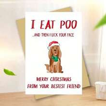 1pc Creative Birthday Card With Furry Black Cat Sticking Its Head Out, Gift For Cat Lovers, Birthday Card With Humorous Cat Illustration, "Happy Birthday, But You Can't Have The Box", Birthday Gift, Gift Card For Anyone