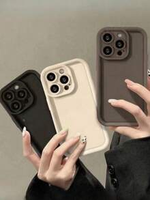 3 件柔软哑光手机壳适用于 15 Pro Max/16 Pro Max/16 Pro/14 Pro Max/14 Pro/13 Pro Max/ 16、17、17 Pro、17 Pro Max、Galaxy、A54/A55/S22 Ultra/S23 Ultra/S24 Ultra/13C/12C/X7B/X8B/S25/S25 Plus/S25 Ultra - 彩色 - 查看 1