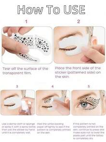 6 Blatt Eyeliner Aufkleber Halloween Augen Tattoos Halloween temporäre Tattoos Spinnennetz Augen Tattoo Lidschatten Aufkleber wasserfeste Eyeliner Aufkleber mit Fledermaus Hexe Schädel Schmetterling für Cosplay Festival Streich Make-up