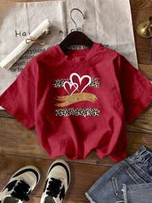 Women T-Shirts - Red - View 1