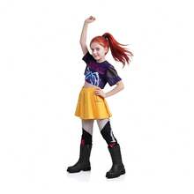 Girls Rumi Mira Zoey Cosplay Costume Fancy Dress Outfit - Mira(Top+Dress) - View 3