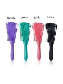 Escova Definidora de Cachos para Cabelos Cacheados - Escova de Estilo Aprimorada com Design Flexível e Único para Modelar Cachos, Pente Desembaraçador Anti-Puxão para Homens e Mulheres, Ideal para Salão, Viagem e Cuidados Diários com os Cabelos