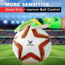 Soccer Goalie Goalkeeper Gloves – Pro-Level Super Superior Grip, Enhanced Finger Protection, Breathable & Durable Comfort For Training, Matches – Adult Sizes 6-10 - 綠色 - 查看 9