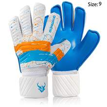Soccer Goalie Goalkeeper Gloves – Pro-Level Super Superior Grip, Enhanced Finger Protection, Breathable & Durable Comfort For Training, Matches – Adult Sizes 6-10 - 白色 - 查看 15