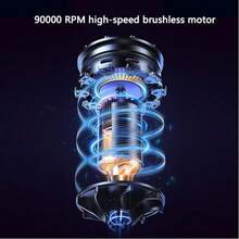 Jet Dry Blower 130000RPM Jet Fan CordlessJet Fan Blower Jet Dry Blower For Car Camping,BoostsFan Small Blower Upgrades For Pc Laptop Keyboard& Removal - Multicolor - View 7