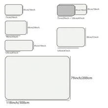 1/2 pièces Paillasson de Noël joyeux - Tapis de sol conçu avec flocons de neige et cloche rouge, en polyester lavable en machine, convient pour une utilisation intérieure/extérieure, parfait pour les entrées, les chambres à coucher et la décoration de la maison