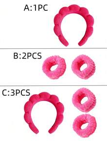 Bandă de păr din burete, bandă de transpirație, bandă de păr hidratantă pentru îngrijirea pielii, mască de curățare și accesorii neutre pentru fitness, produse la modă pentru îngrijire personală la sală (accesorii de păr, echipamente de fitness)