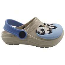 Children's Slippers For Boys And Girls With 3D Capybara Designs - Panda gris - Ver 5