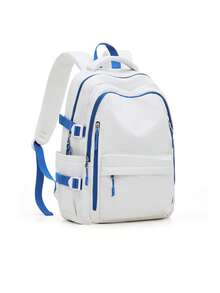 轻便笔记本电脑背包，适合学生、旅行、徒步、上学等各种场合，可爱耐用，大容量便携，适合户外、旅行、徒步、上学等。新旧版本随机发货。 - 藍白色 - 查看 9