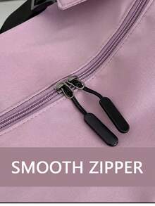 Unisex Casual Shoulder Bag With Multiple Pockets, Suitable For Travel, Yoga, Fitness, Sports, Students, Crossbody Bag, Ideal For Workout, Pilates, Beach, Travel And More - A Gift For Both Men And Women - Black - View 6