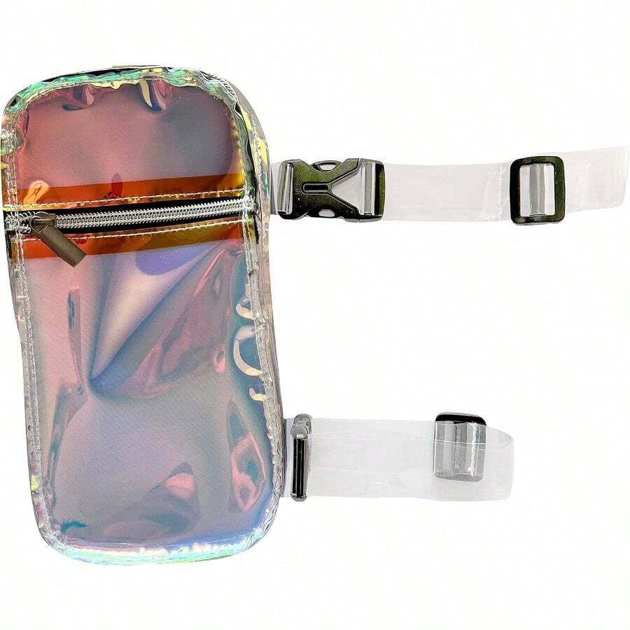 Holographic Thigh Bag Leg Harness For Women Outdoor Waist Pouch Carnival Hiking Travel Fanny Pack With Extra Long Adjustable Straps Plus Size - 如圖 - 查看 1