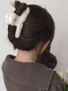 3 eleganckie pluszowe spinki do włosów, modne ozdoby do włosów z klamrami do codziennych fryzur, stylowe akcesoria na Dzień Matki, powrót do szkoły, Święto Dziękczynienia, Boże Narodzenie, prezenty świąteczne, jesienno-zimowe spinki do włosów z klamrami, akcesoria do włosów dla kobiet na wakacje, damska kopertówka do włosów na jesień