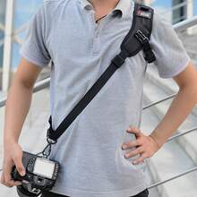 1pc Quick Release Professional DSLR Camera Shoulder Strap, Adjustable Single Sling Belt Support, No Battery Needed