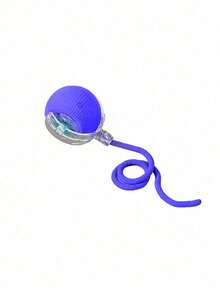 USB充电式互动猫玩具球，自动电动滚动球，适合作为狗狗/猫咪生日礼物，宠物咀嚼智能自动逗猫棒带尾巴，纯色智能系绳猫追逐球，互动猫玩具球，室内猫玩具，成猫玩具，智能宠物球 - 彩色 - 查看 13