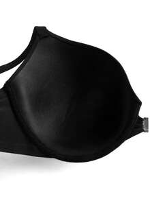 Women's Backless Underwire Bra Front-Closure Push Up Bra - Black - View 7