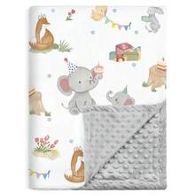 Baby Blankets Soft Plush Mink Fabric For Boys And Girls, Receiving Blankets With Dotted Fleece Backing For Newborn,Toddler,Shower Gifts 30 X 40 Inch(76x101cm) - Multicolor - View 19