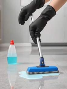 4/50/100 paquets de gants jetables en nitrile noirs pour la peinture, l'artisanat, le nettoyage et la manipulation des aliments, les soins de beauté et des ongles - Produits d'entretien ménager essentiels (sans boîte)